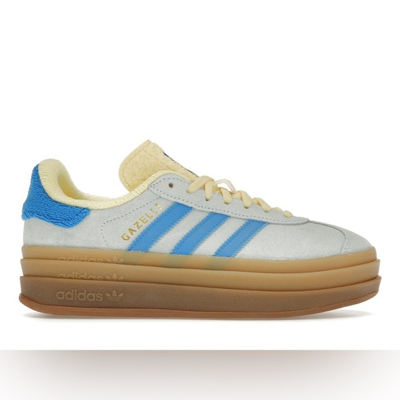 Adidas Gazelle Bold Almost Blue Yellow (Women's) - Picture 11 of 11